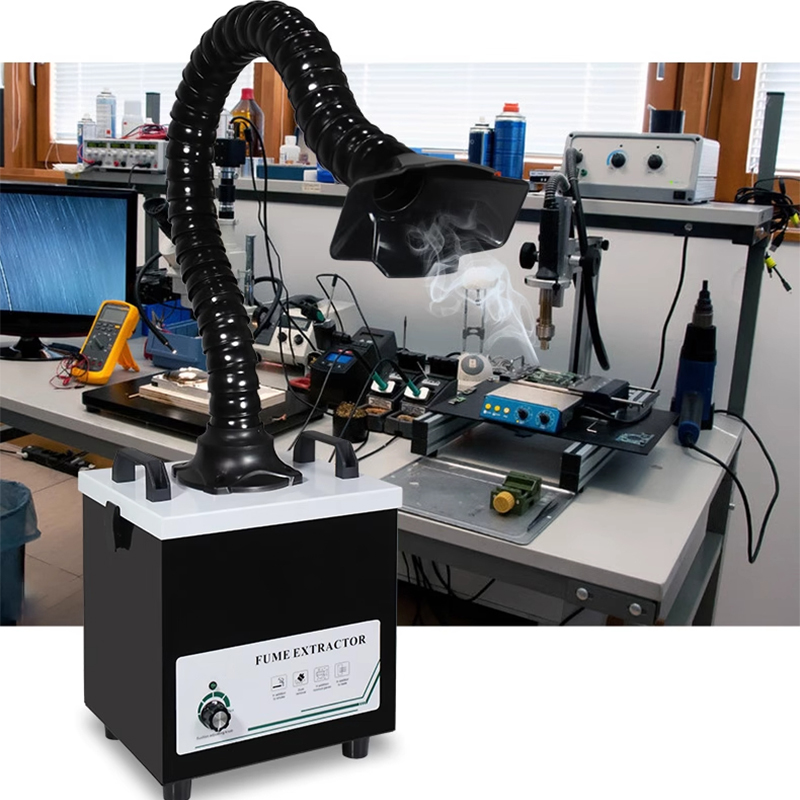 Laser Marking Machine - Lötrauchreiniger Wartungsstation Lötkolben Lasermarkierung Rauchreiniger Desktop