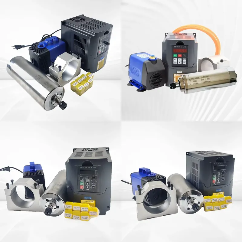 Cnc Spindle Motor - 2026 HOT Hochgeschwindigkeits-1,5-kW-ER11-24000-U/min-Wasserkühlungs-CNC-Spindelmotor mit Frequenzumrichter
