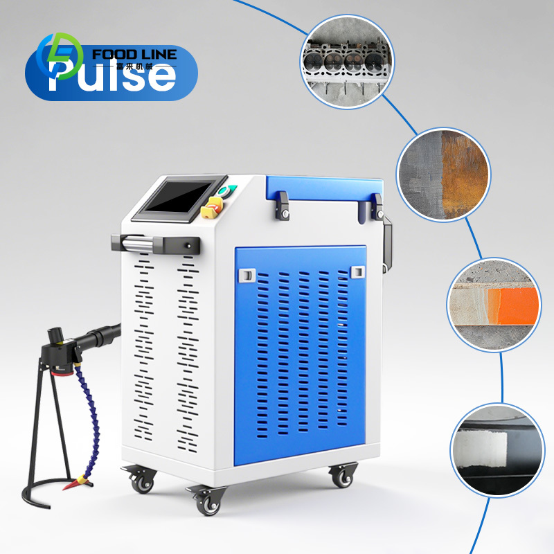 Industrial Laser Price - Kundenspezifische Laser-Reinigungsmaschine 100W Öl- und Rostentfernung