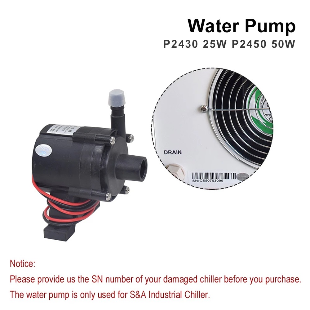TEYU S&A Wasserpumpe 25W 50W P – Laser Industrial Chiller Bewertung und Preis